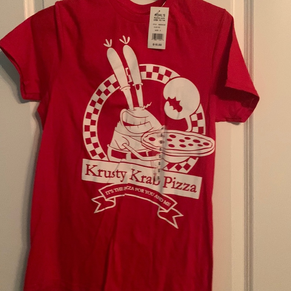 Spongebob t shirt with krusty krab